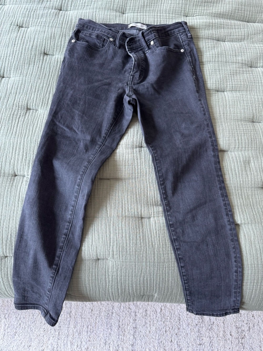 Madewell Charcoal Skinny Jeans
